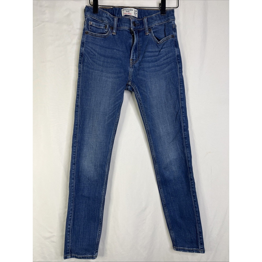 ABERCROMBIE KIDS GIRLS SUPER SKINNY JEANS SIZE 13/14 SLIM‎